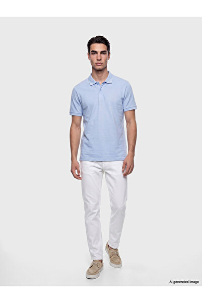 LC Waikiki Tricouri polo - Albastru - Nespecificat