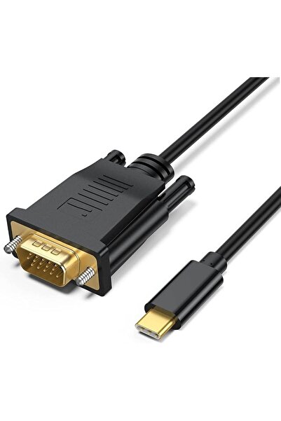 NALACAL UV-CABLE USB C to VGA Cable, USB Type-C to VGA Male Cable Adapter [Th...