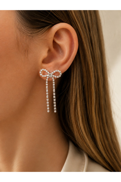 Merina Atölye Çisem Dangle Earrings Bow