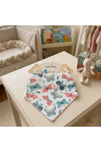 Ekebaby Baby Scarf 11980 White-Green