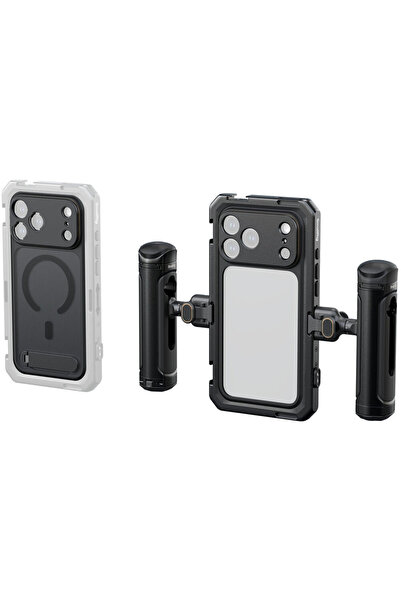 SmallRig 5541 Dual Iphone 17 Pro Max Uyumlu Çift Yan Tutamaçlı Kafes Kiti