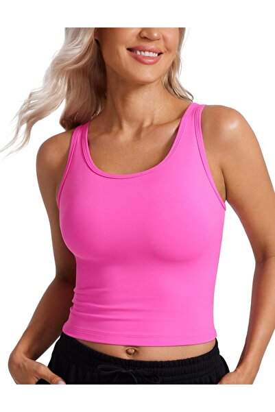 GENERAL Patrolux Fabric Sleeveless Top for Women Double Lined Open Neck Cross...
