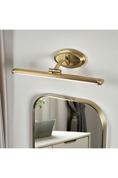Danube Home Davinci LED Glass Wall Sconce-43x9x18-Brass, Antique Brass, L 43 ...