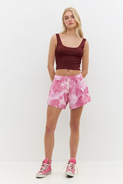 No Matter What Základní crop top se čtvercovým výstřihem a širokými ramínky