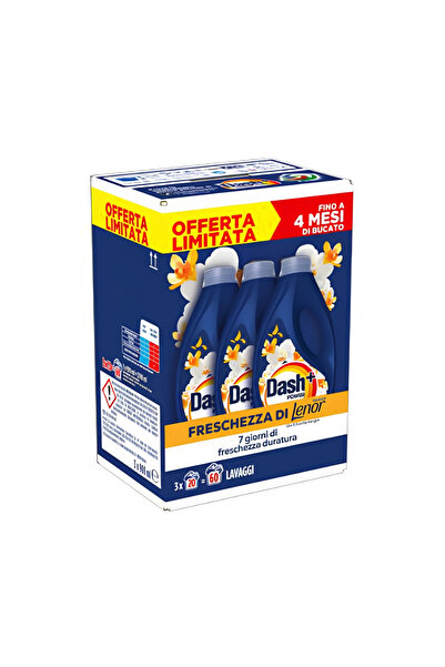 Dash detergent lichid pentru rufe Vanilie & Flori 2700 ml, 60 spălări