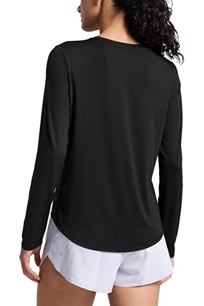 GENERAL Lightweight High Neck Long Sleeve Running Shirt Women Upf50+ Sun Prot...