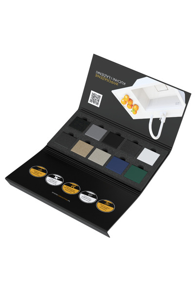 Granitan Paletar De Culori Pentru Chiuvete De Granit, Set 10 Mostre Multicolor
