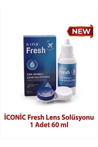Iconic Fresh Lens Solüsyonu 60 ml - Seyahat Ve Çanta Boyu 1 Adet