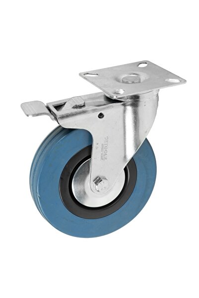 DETOOLZ Roată pivotantă Detoolz, cauciuc+PP 125x27mm CF G01