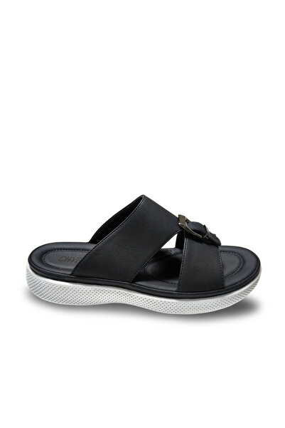 Huskswear Comfortable Home Slippers, Black Color, Size 43, Model 25Cf7106