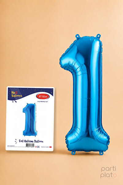 He2 Balloons 1 بالون من رقائق الفويل الأزرق مقاس 16 بوصة 40 سم متوافق مع الهي...