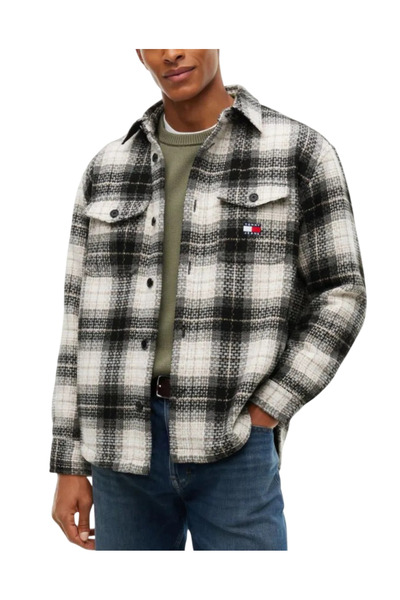 Tommy Hilfiger Ανδρικό Καρό Overshirt Tommy Jeans DM0DM23616-0ME