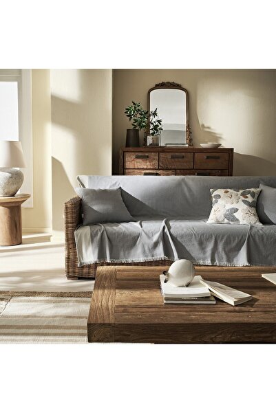 Gofis Home Throw Rukia 269 Sky Grey -Water Grey Διθέσιο 180x250 cm