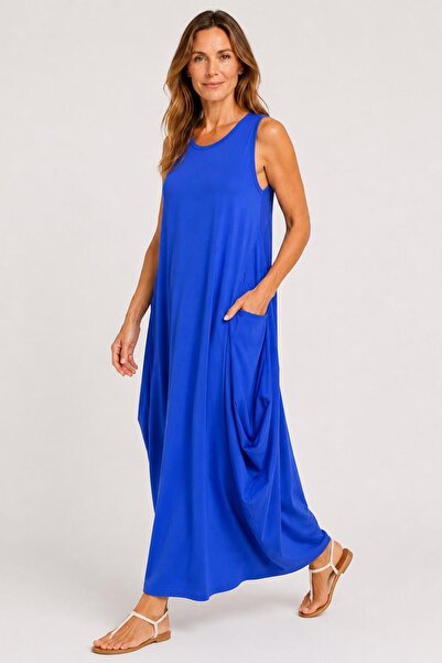 ALEXANDERGARDI Sleeveless Dress with Pockets (B22-46400)