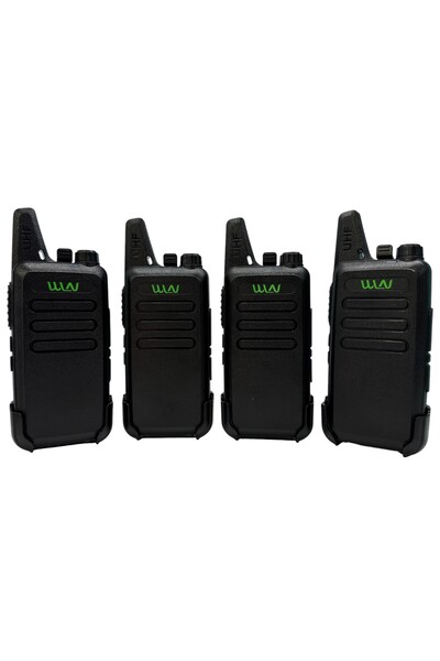 SEMTOM KDC1T EL TELSİZİ 4,LÜ FULL SET KULAKLIK HEDİYELİ