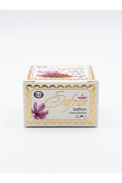 KRK Gıda Hakiki Safran 1 g - Gramlık Özel Kutuda Orijinal Safran (Crocus Sativus)