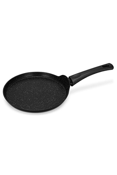 Fissman Crepe Pan Angela 24 Cm (aluminium With Non-stick Coating) 14609, Blac...