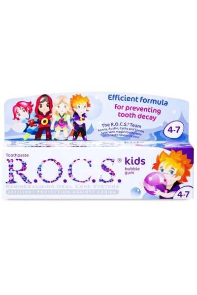 Rox معجون أسنان للأطفال بنكهة العلكة الرائعة 35 مل