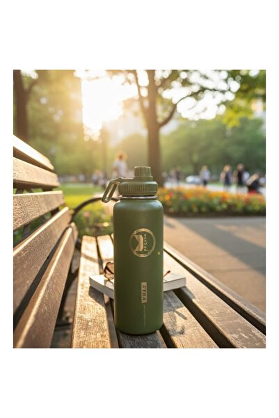 Danube Home Xtra Stainless Steel D/wall Vacuum Bottle With 4Lids, 1180ml, Gre...
