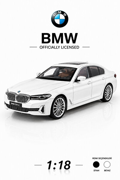 craftivio 1:18 Bmw 530Li White Officially Licensed Diecast Metal Model Car - ...