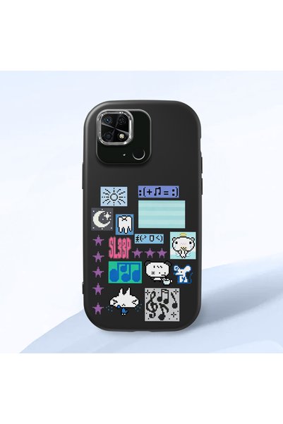 ucuc Redmi 10C Compatible Black Silicone Case with Shock-Absorbing Camera Pro...