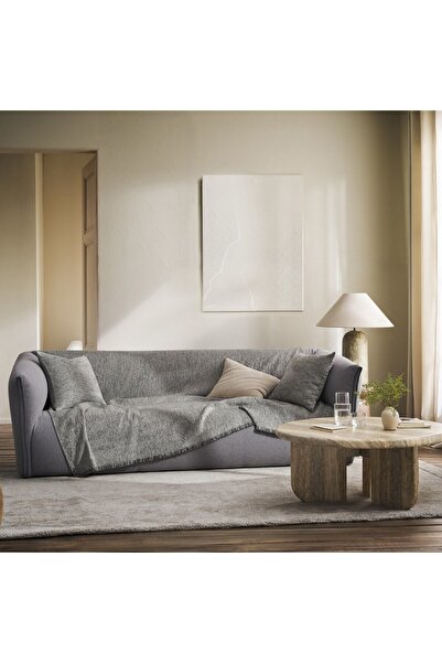 Gofis Home Throw Yrsa 141/15 Cloud Grey Τριθέσιο 180x310 cm
