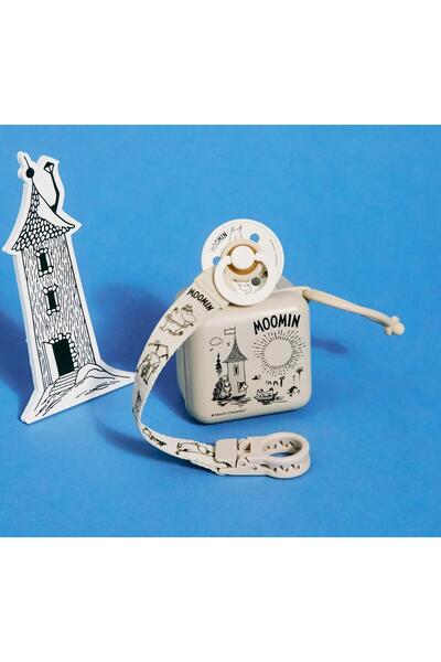 Bibs X Moomin Pacifier Box Emzik Kutusu-Vanilla