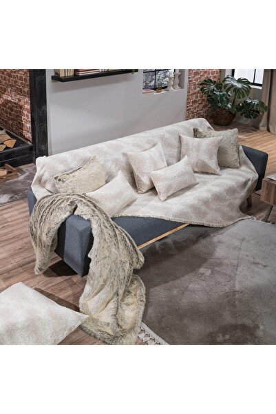 Teoran Throw Cincinnati 01 Ecru Τριθέσιο 180x300 cm