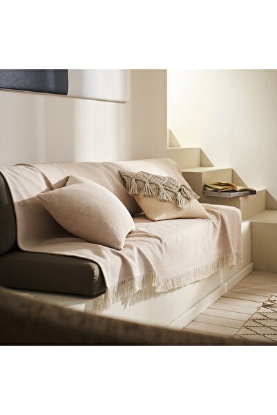 Gofis Home Throw Extra Lange Mewa 182 Wet Sand Beige Τριθέσιο 220x300 cm