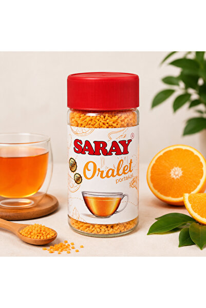 Saray Ceai instant granulat de portocale, SARAY, 200 g