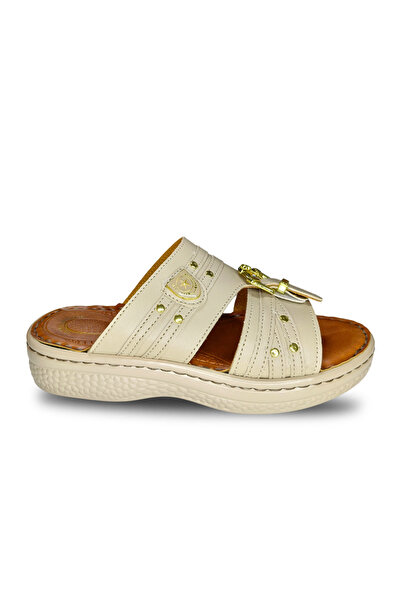 Huskswear Comfortable Home Slippers, Beige Color, Size 41, Model 25Cf3107