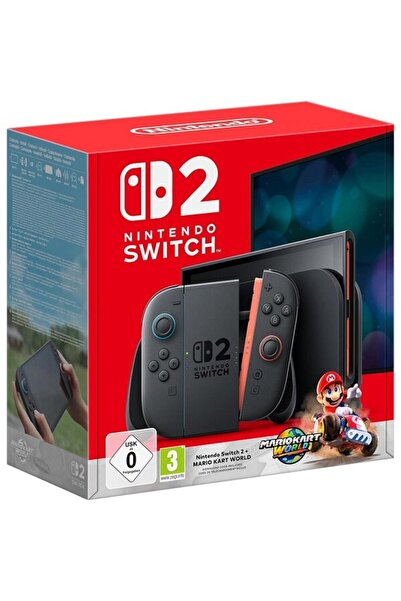 Nintendo Κονσόλα Switch 2, Joy-Con Ανοιχτό Κόκκινο/Ανοιχτό Μπλε + Mario Kart ...