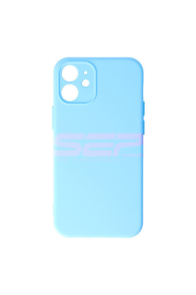 SEP Husa Silicon High Copy pentru Apple iPhone 12 Mini, Albastru deschis