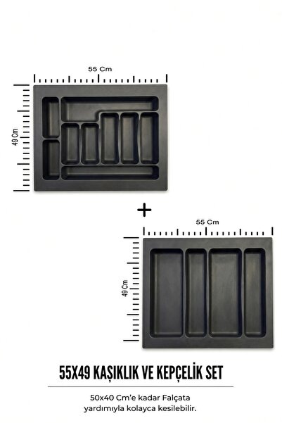 Bürke 55x49 cm Çekmece İçi Kaşıklık Ve Kepçelik Organizer ( 48*40 Cm'e Kadar ...