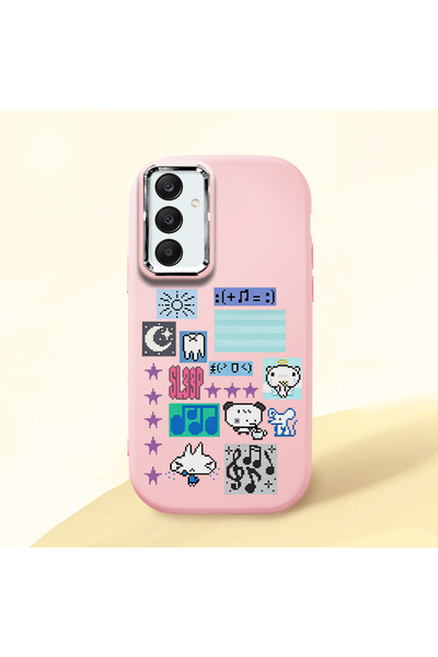 ucuc Pink Silicone Case with Shock-Absorbing Camera Protection Compatible wit...