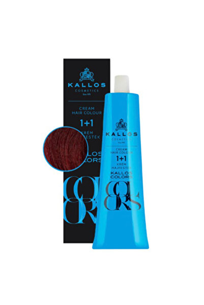 Kallos Vopsea Permanenta - Colors Cream Hair Colour, nuanta 7M Mahon, 60 ml