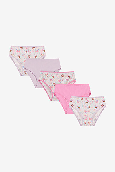 Penti Girls' Mix 5-Pack Soft Cotton Slip