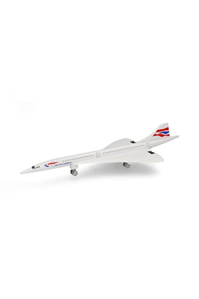 Daron Macheta avion jucarie British Concorde, 14.5 cm,