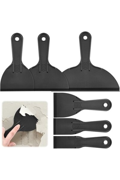 Morvena Picks Un set de 6 raclete și lame flexibile din plastic pentru îndepă...
