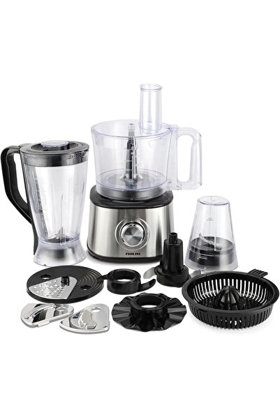 Nikai 10-in-1 Food Processor 1000W 2 Speeds & Pulse (Blender, Chopper, Grinde...