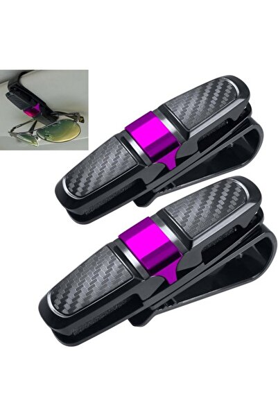 Morvena Picks Set de 2 suporturi pentru ochelari pentru parasolarul auto – Su...