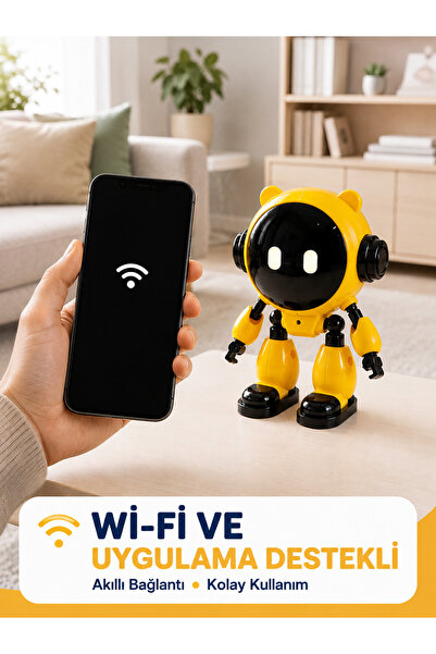 Lisinya Türkçe Konuşan Yapay Zeka Robotu Çocuklar İçin Eğitici Akıllı Oyun ve...