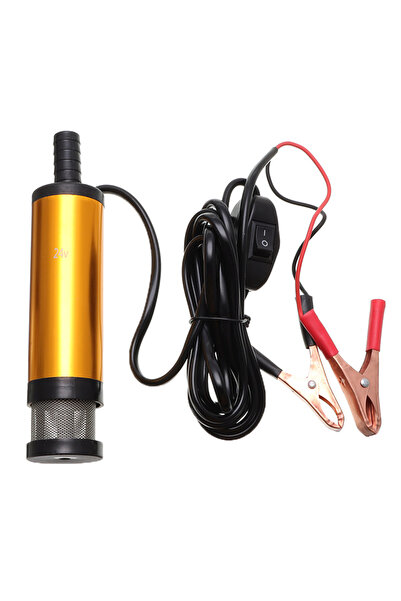 Morvena Picks Pompă apă 12V 38 mm, pompă diesel cu clemă, oțel inoxidabil, ca...