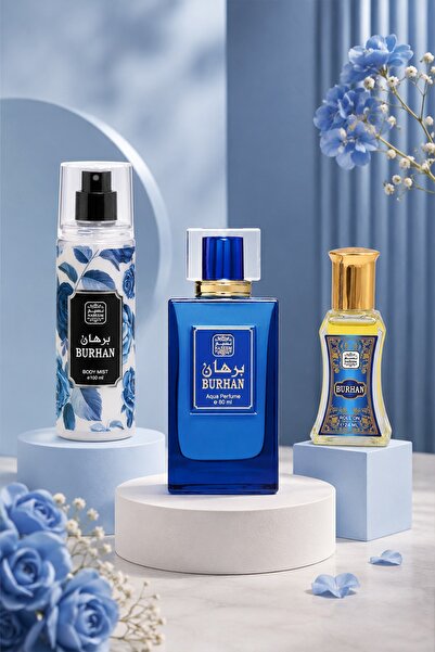 Naseem Burhan Fragrance Combo | EDP 80ml + Body Mist 100ml + Roll-On 24ml