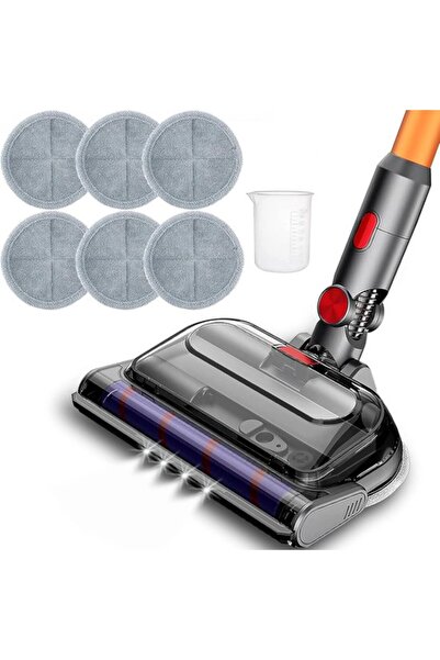 Morvena Picks Perie electrică pentru mop cu turbină pentru Dyson V7-V15, aspi...