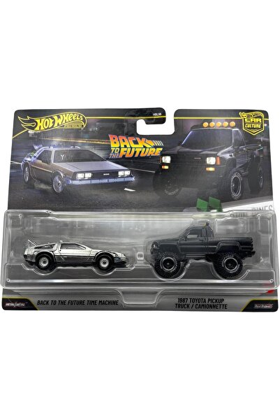 HOT WHEELS Premium Car Culture: Back to the Future Time Machine and 1987 Toyo...