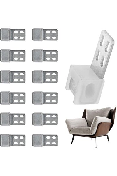 Morvena Picks Conectori pentru mobilier 12 piese - Conectori pentru banc - Cl...