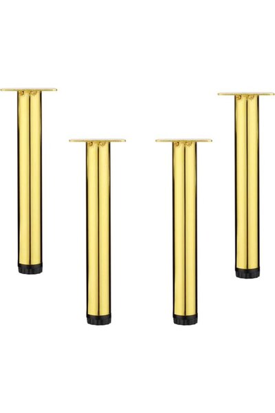 Morvena Picks Set picioare mobilier 2,9*20cm 4 piese, canapea metalică reglab...