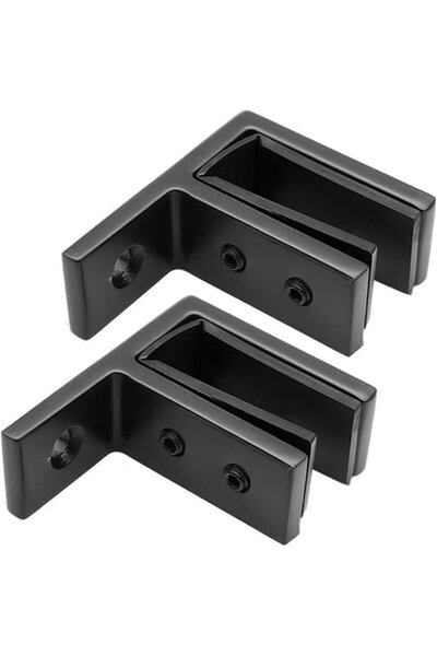 Morvena Picks Cleme din oțel inoxidabil pentru balustrade din sticlă, pentru ...