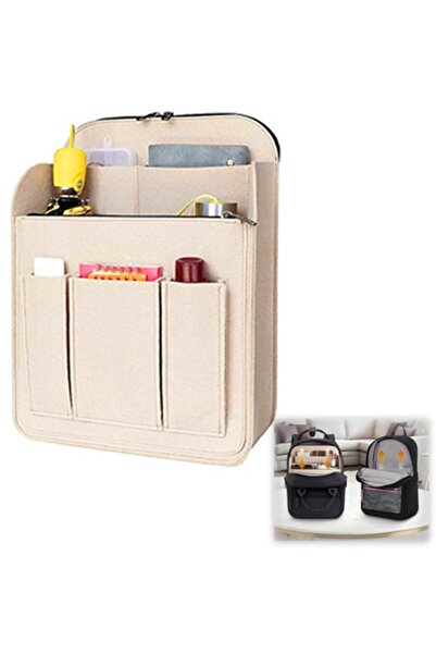 Morvena Picks 30x24x12 cm Organizator cu inserție pentru rucsac bej cu mai mu...